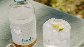 Feels Vivify & Soda Cocktail with fresh lime 