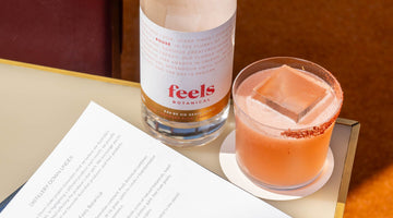 Feels Botanical Rouse cocktail called Moulin Rouse