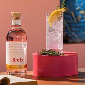 Unique cocktails made with Feels Botanical Rouse Eau De Vie Grape Spirit