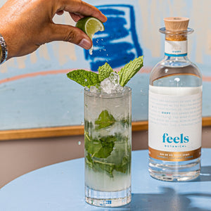 Mojito Cocktail made with Feels Botanical Vivify Eau De Vie Grape Spirit