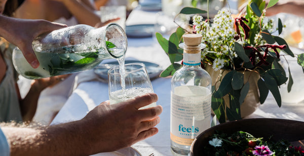 Unique cocktails made with Feels Botanical Vivify Eau De Vie Spirit