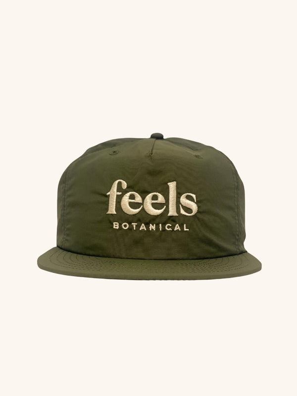Feels Botanical surf cap forest green