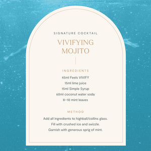 Feels Botanical Eau De Vie Grape Spirit Vivifying Mojito Recipe