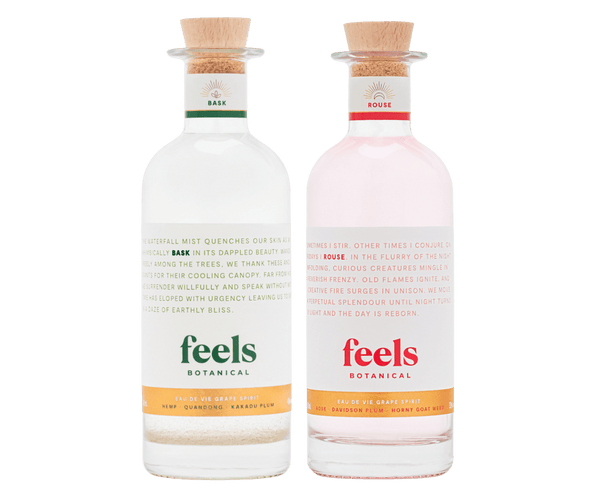 Feels Botanical Eau De Vie Bottles; Bask and Rouse 